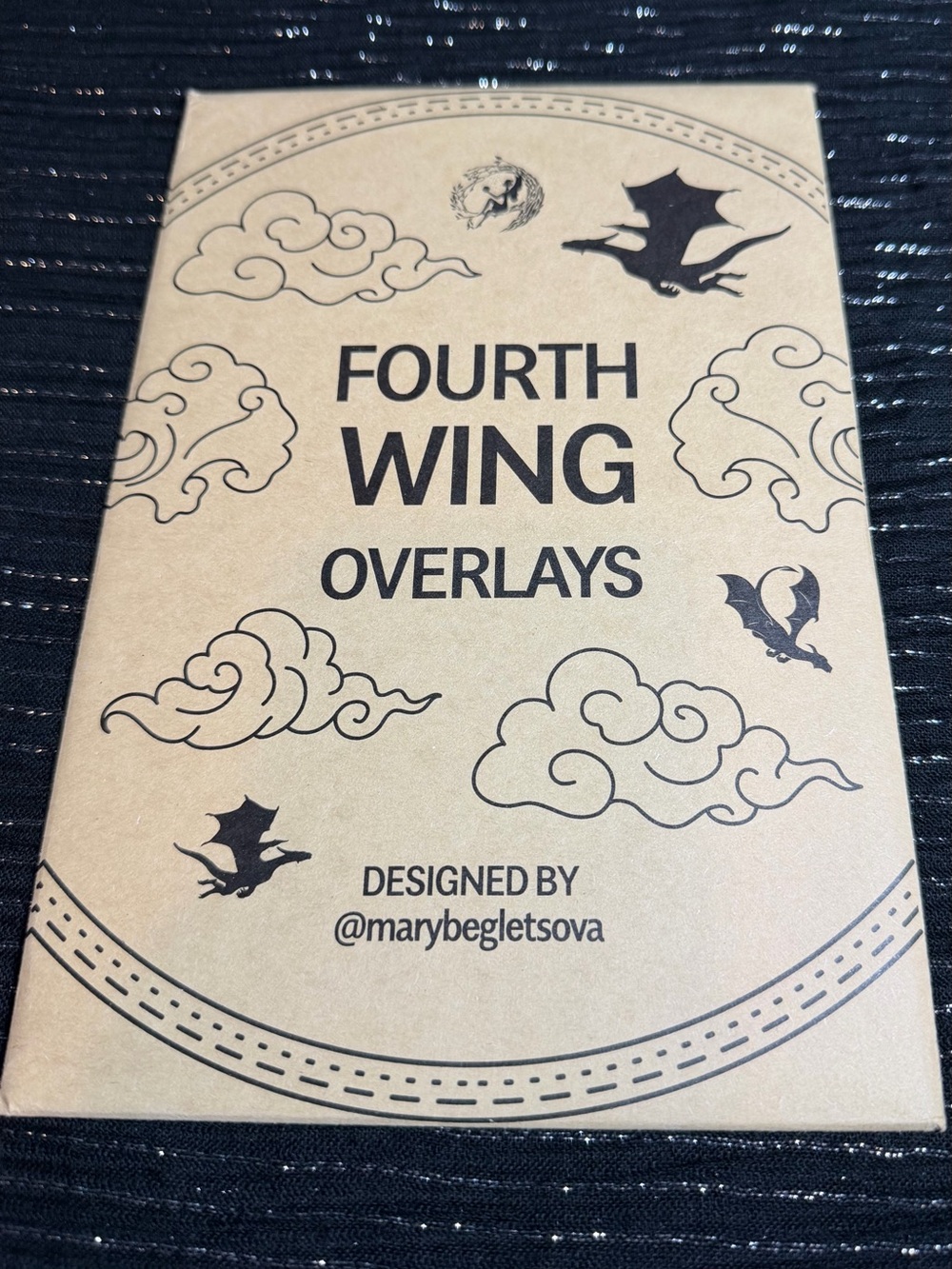 Fourth Wing Page Overlays Fairyloot Exclusive New Set of 4 Mary Begletsova